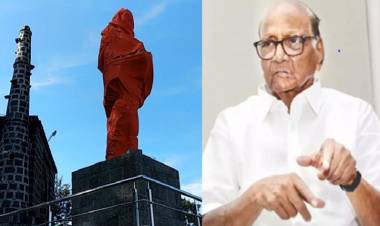 शरद पवारांच्या हस्ते जेजुरी गडावर पुण्यश्लोक अहिल्याबाई होळकरांच्या पुतळ्याचं अनावरण