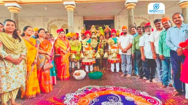 Shivrajyabhishek Din Raigad  : रायगड शिवराज्याभिषेक दिन सोहळ्यासाठी सुवर्णालंकारित तोरण